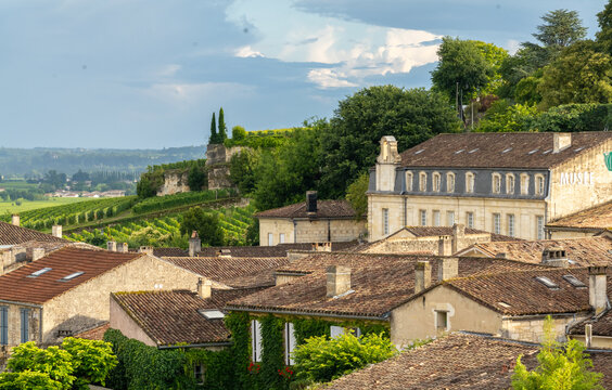 The old town of Saint-Emilion, Gironde, Nouvelle Aquitaine, France