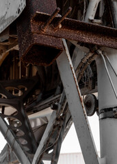 abandoned plane parts