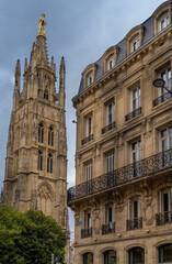 Saint Andrew's Cathedral, Bordeaux, port city on the river Garonne, Gironde, Southwestern France.