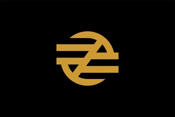 Abstract letter z line logo design. Outline logo design vector.