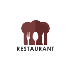 chef Hat Restaurant logo template