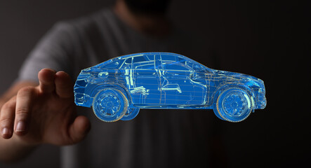 Driverless autonomous vehicle with lidar technology