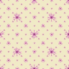 seamless pattern with delicate pink flowers on a light background, picture for postcard, scrapbooking, greeting card, textile, wallpaper