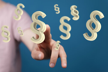 justice Law Lawyer Business Concept 3d