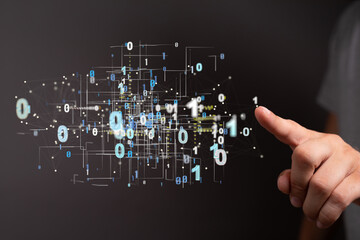 Futuristic wave, Futuristic data stream