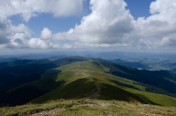 view of the mountains