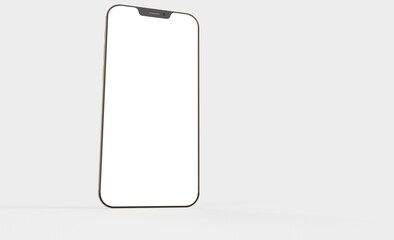 phone 3d illustration mockup smartphone isolated.