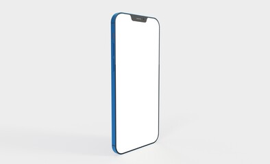 phone 3d illustration mockup smartphone isolated.