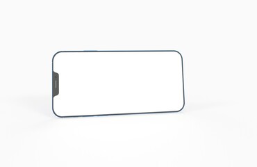 smartphone  With Blank Screen in 3d