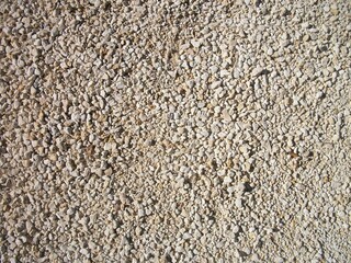 Lime crushed stone, top view for background