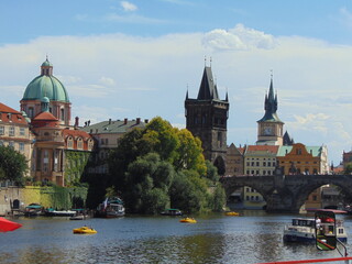 Fototapeta premium POSTALES DE PRAGA