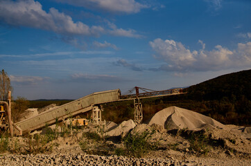 mountains of sand building materials geology