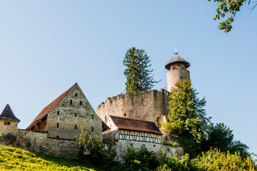 Arlesheim, Schloss Birseck, Ermitage, Dornach, Birseck, Landwirtschaft, Wald, Spazierweg,...