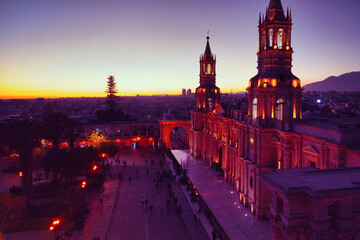 city charles bridge at night