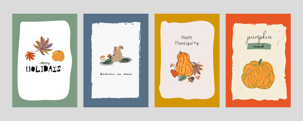 Thanksgiving holiday set