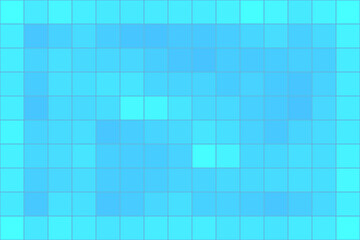 Swimming Pool Mosaic Tile Abstract Blue Pattern Background. Vector