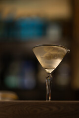 Delicious cocktail in top bar restaurant in bogota colombia