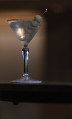 Delicious cocktail in top bar restaurant in bogota colombia