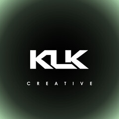 KLK Letter Initial Logo Design Template Vector Illustration