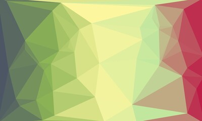Obraz premium vibrant abstract colorful polygonal background