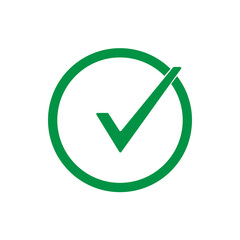 Green checkmark. Right sign. Tick mark. SVG right mark.