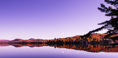 Lac-Superieur, Mont-tremblant, Quebec, Canada