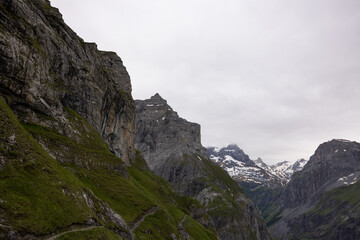 Amazing hiking day in the hearth of Switzerland. Wonderful scenery while climbing the summit and watching over the alps. Epic landscape.