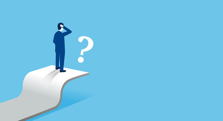 Obraz premium ゴールへの階段を登るビジネスマン、3Dイラスト、ベクターイラストレーション