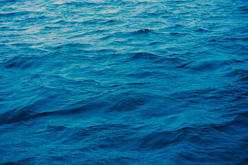 The surface texture of the sea, ocean