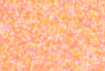 薄いオレンジのモザイク模様