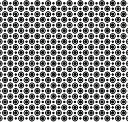 Rough, irregular texture composed of monochrome geometric elements. Overlay distressed grunge background. Abstract vector illustration. Isolated on white background. EPS10