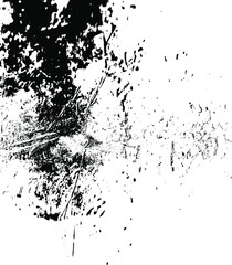 Naklejka premium Rough black and white texture vector. Distressed overlay texture. Grunge background. Abstract textured effect. Vector Illustration. Black isolated on white background. EPS10