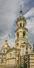 Fototapeta na wymiar Cathedral of St. Andrew and church of Vladimir Equal to Apostles at Cathedral of St. Andrew in Stavropol. Russia