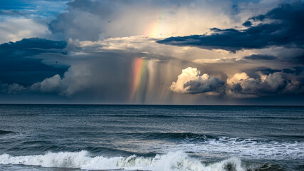 Beach and Rainbow - 16x9