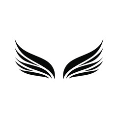 Angel wings icon vector. fly illustration sign collection. pilot symbol. wings logo.