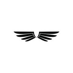 Angel wings icon vector. fly illustration sign collection. pilot symbol. wings logo.