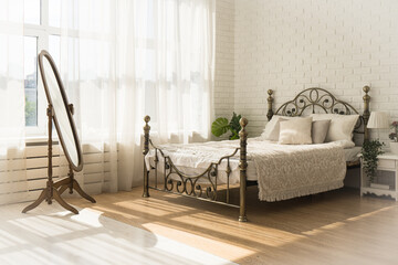 Boudoir. Luxurious interior in the vintage style...