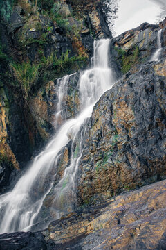 waterfall in the mountains © OYeah