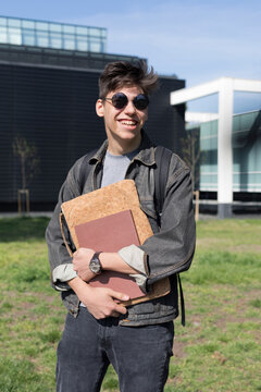 Smiling Happy Natural Looking Gen-Z Boy 