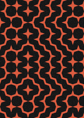 Abstract Geometric Pattern generative computational art illustration