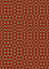 Abstract Geometric Pattern generative computational art illustration