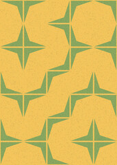 Abstract Geometric Pattern generative computational art illustration