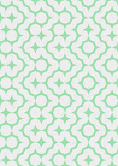 Abstract Geometric Pattern generative computational art illustration