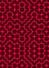 Abstract Geometric Pattern generative computational art illustration