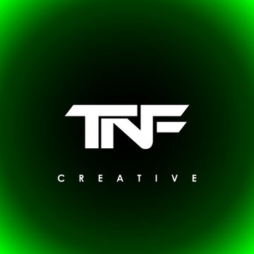 TNF Letter Initial Logo Design Template Vector Illustration