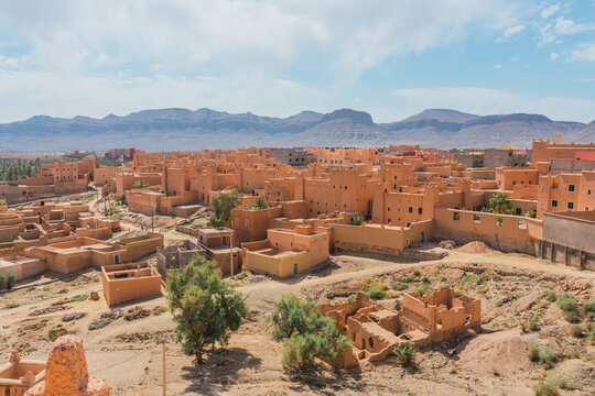 Fortress of old city in Morocco.
