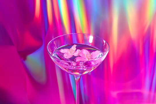 Flowers in glass