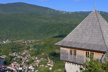 THE FORTRESS OF OSTROVICA IN KULEN VAKUF IN BOSNIA AND HERZEGOVINA