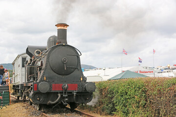 Vintage steam train engine