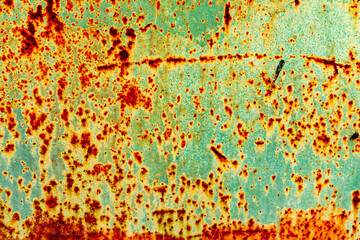 Metal texture with scratches and cracks which can be used as a background